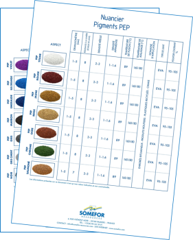 Colour chart PEP FR