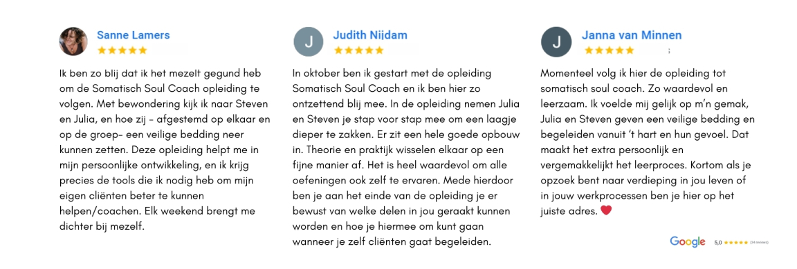 web-google-review-somatisch-soul-coach-opleding
