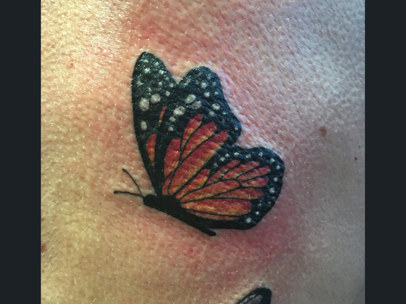 vlinder tattoo antwerpen