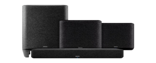 Denon Home Soundbar 550 + Denon Home 250 Duopack Zwart + Denon Home Subwoofer
