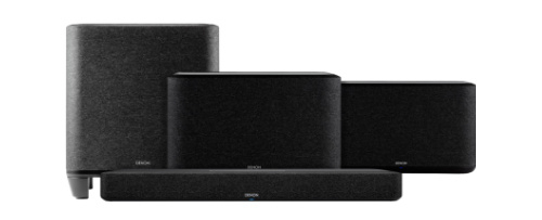 Denon Home Soundbar 550 + Denon Home 350 Duopack Zwart + Denon Home Subwoofer