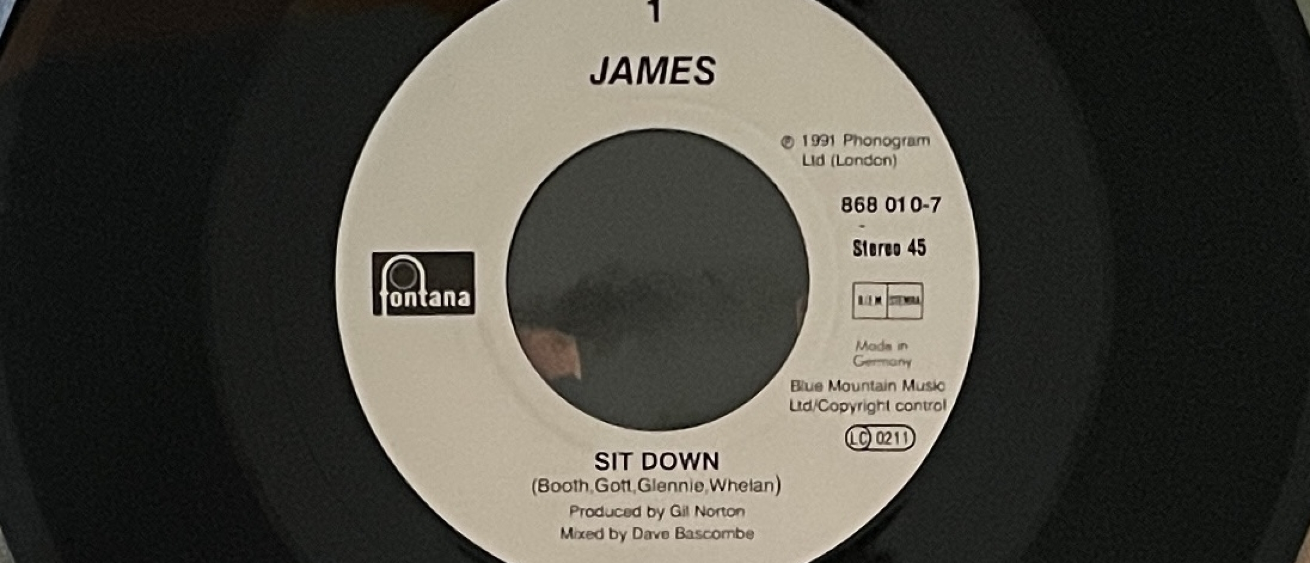 Forgotten Song Friday James Sit Down