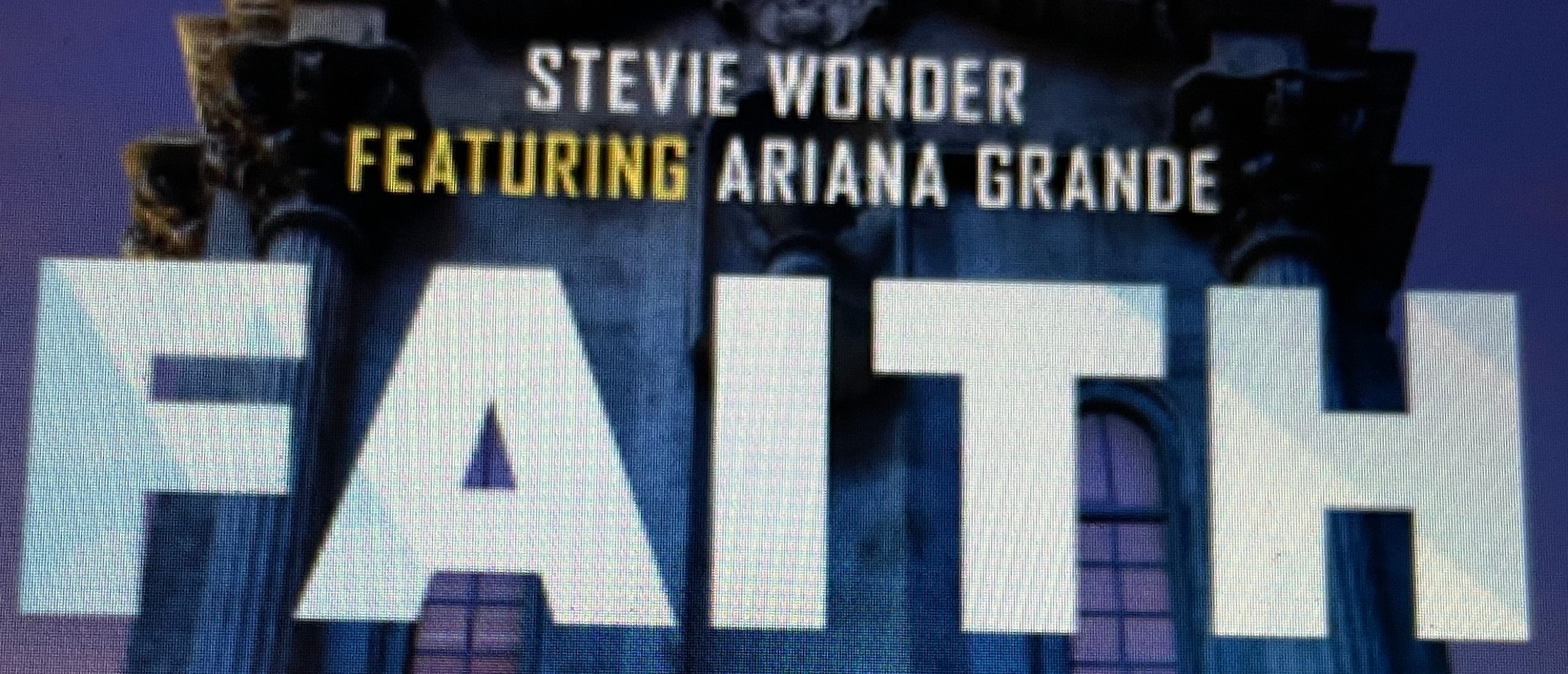 Forgotten Song Friday Stevie Wonder Ariana Grande Faith