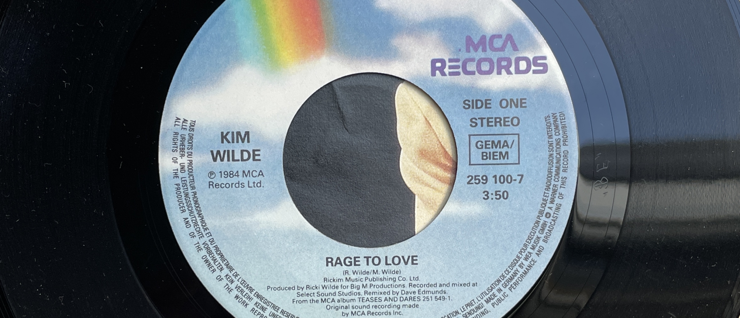 Forgotten Song Friday Kim Wilde Rage To Love