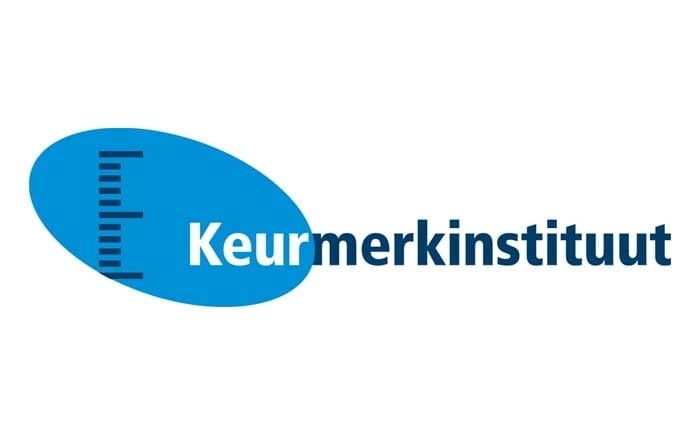 logo blauw van het keurmerkinstituut