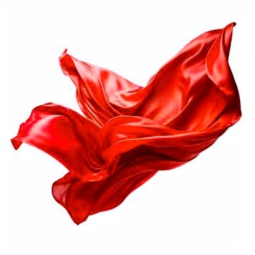 Rode doek binnen Winti - traditionele symboliek bij tjibri obia gebruikt om mond en neus te bedekken