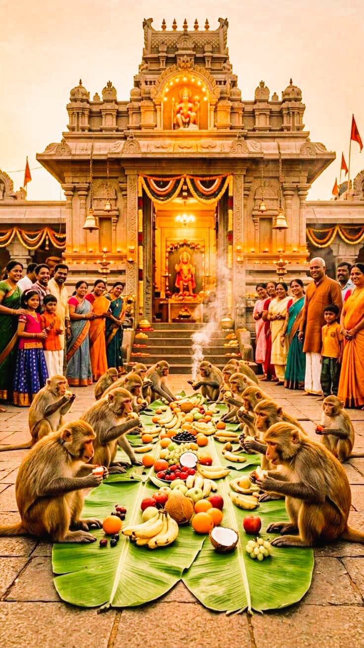 De Sankat Mochan Hanuman Mandir in Varanasi, gesticht door Tulsidas
