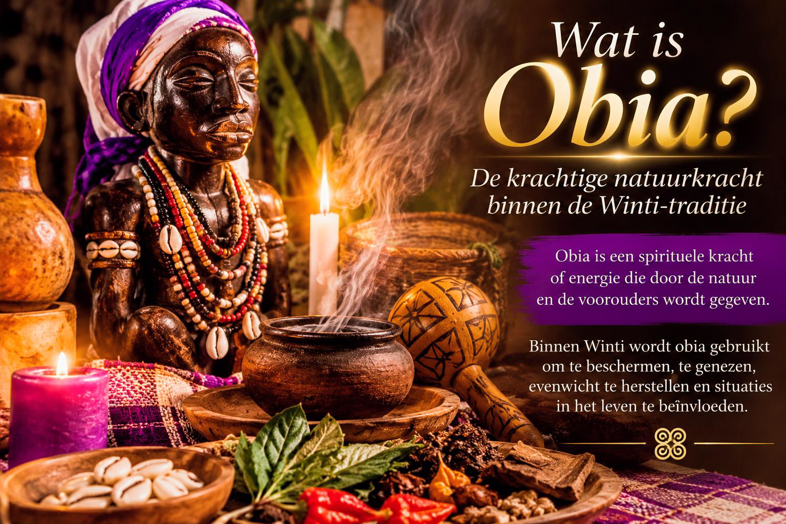 Obia: spirituele kracht binnen de Winti-traditie
