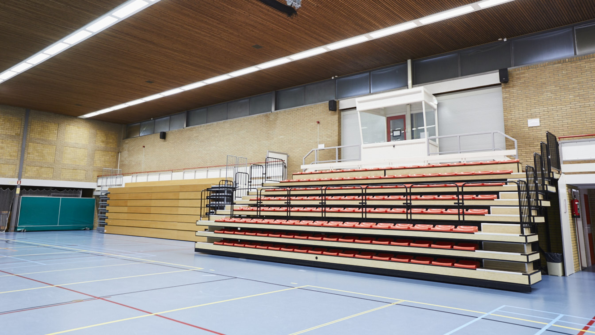 Geluidsinstallatie sporthal Geluidsinstallatie gymzaal