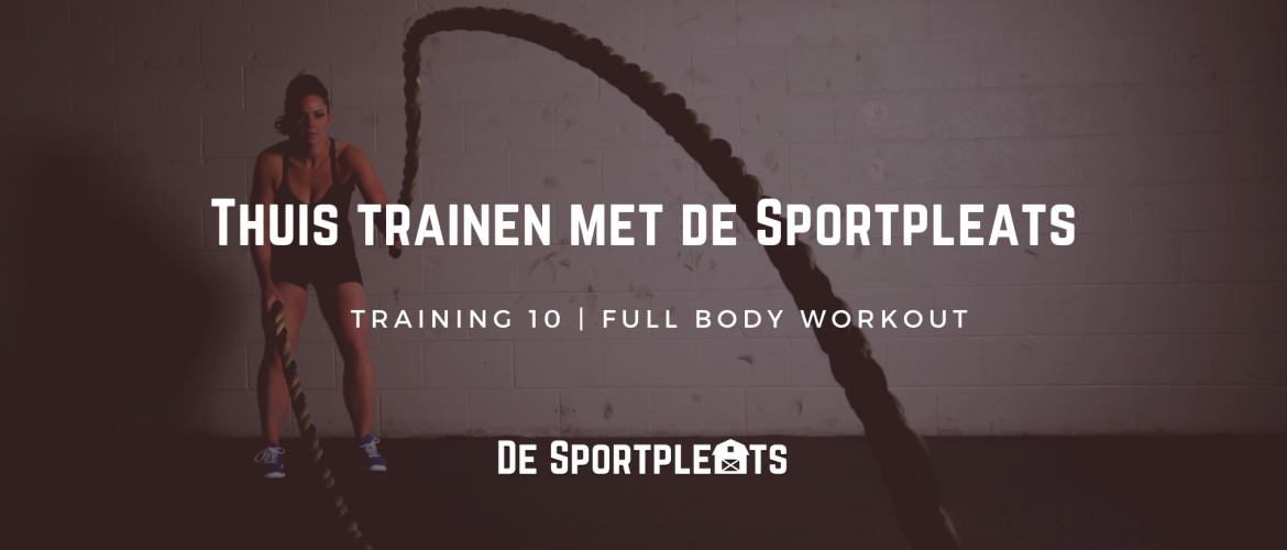 Thuis trainen met de Sportpleats nr. 10 | Full body workout met een bal