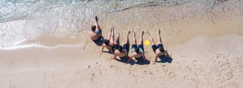 Is naar het strand gaan goed voor je huid?