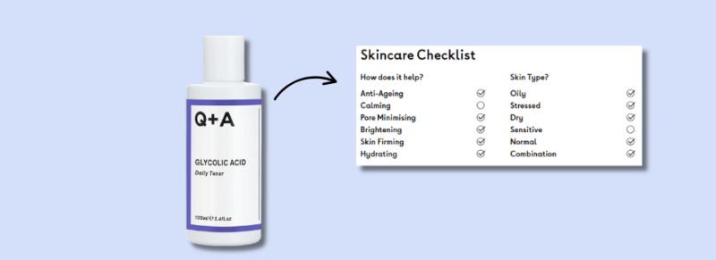 Q+A skincare
