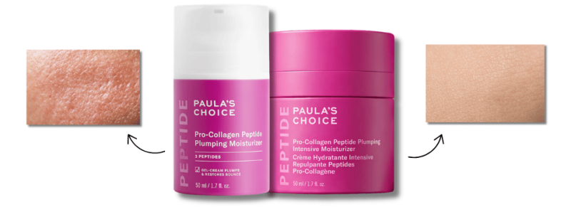 verschil peptiden moisturizer paula's choice