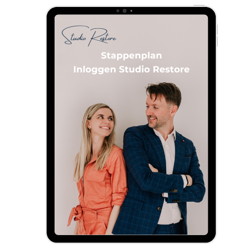 Stappenplan inloggen Studio Restore