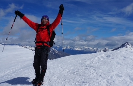 Onderweg naar de top van de Mont Blanc