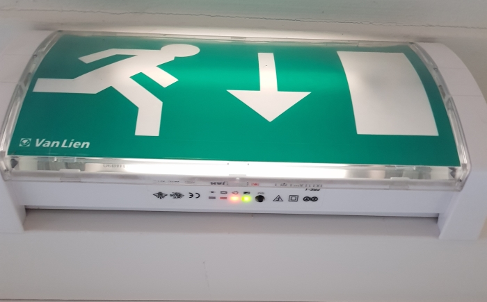 Defecte noodverlichting