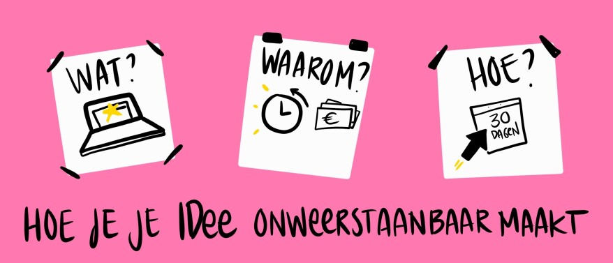 Hoe je je idee onweerstaanbaar maakt - met een paar simpele tekeningen