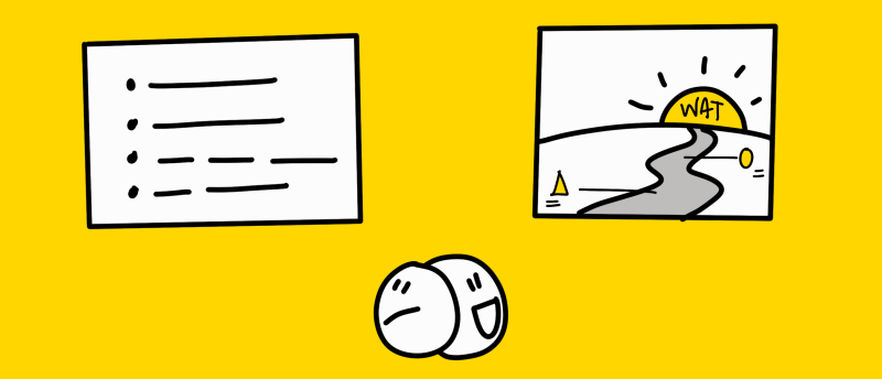 simpele visuele presentatie