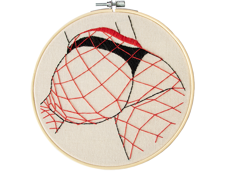 Embroidery kit Fishnets Stitchmilk