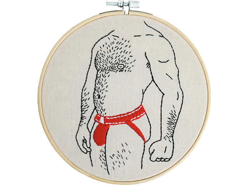 Embroidery kit Jockstrap Stitchmilk