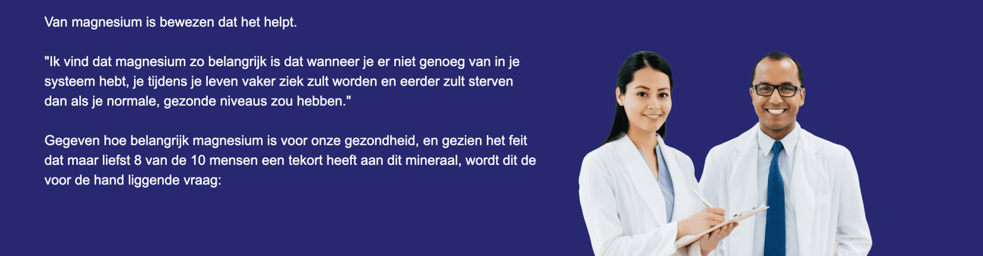 Voordelen Magnesium