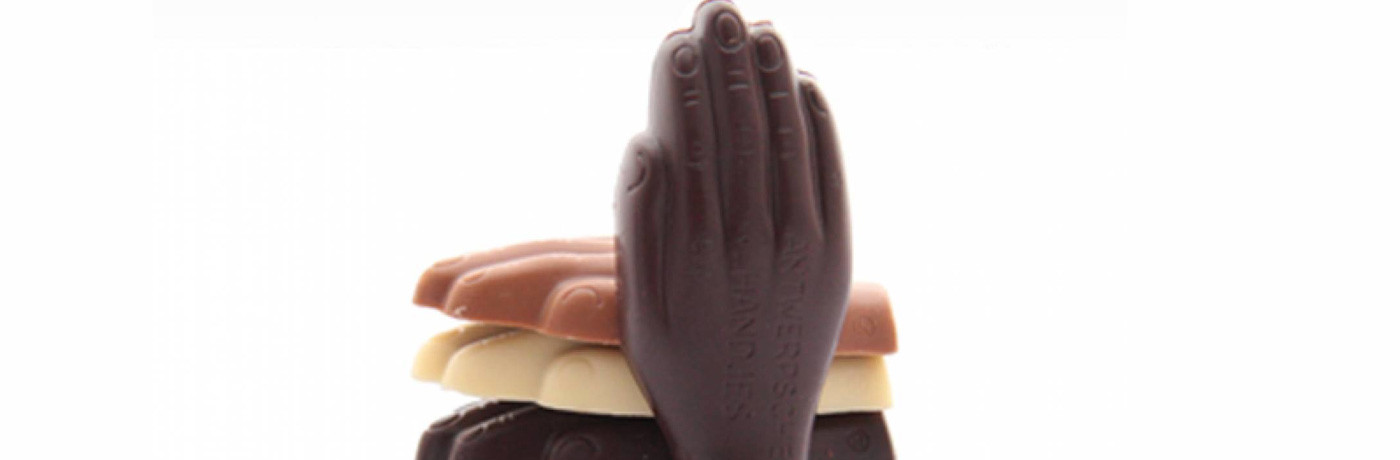 Antwerps Handje in chocolade