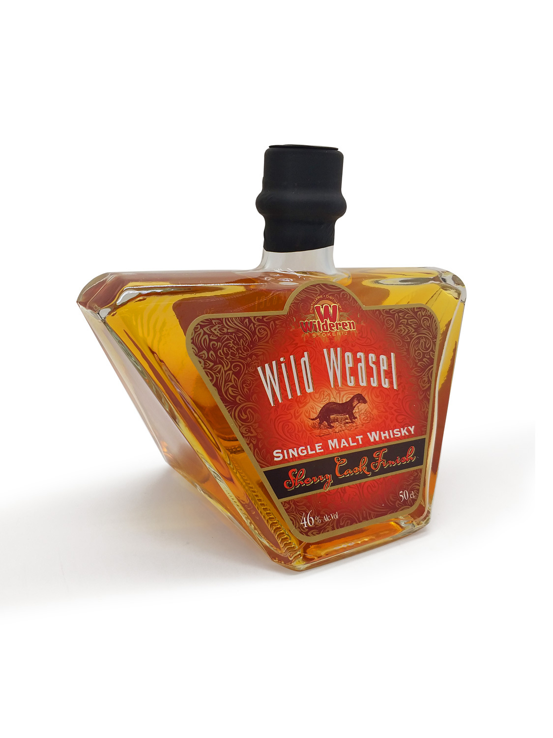 Win Wild Weasel Single Malt Whisky Sherry Finished van Brouwerij Wilderen
