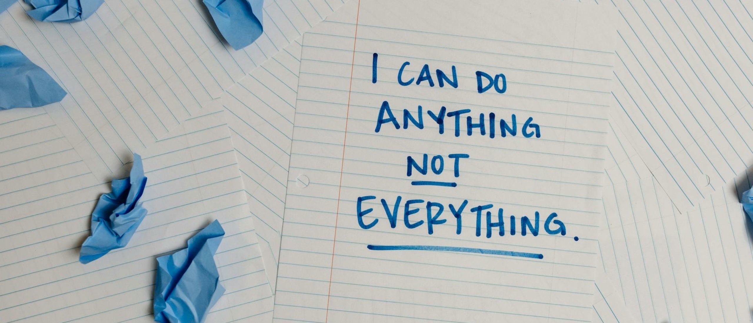 Conflicting priorities do not mean you have to do everything at the same time