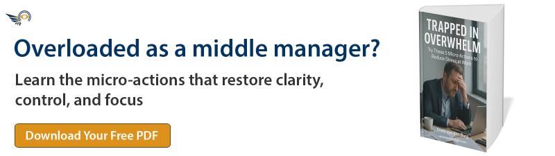 Simple things middle managers can do to reduce stress Download the free guide to restore clarity, control and focus