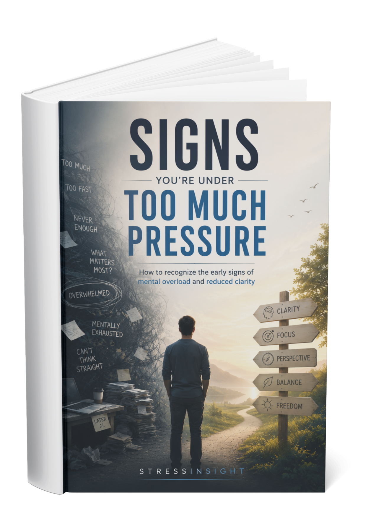 Signs you are under too much pressure A short guide to recognizing how sustained pressure affects attention, decision making, and perspective, and the first signs that clarity can return.