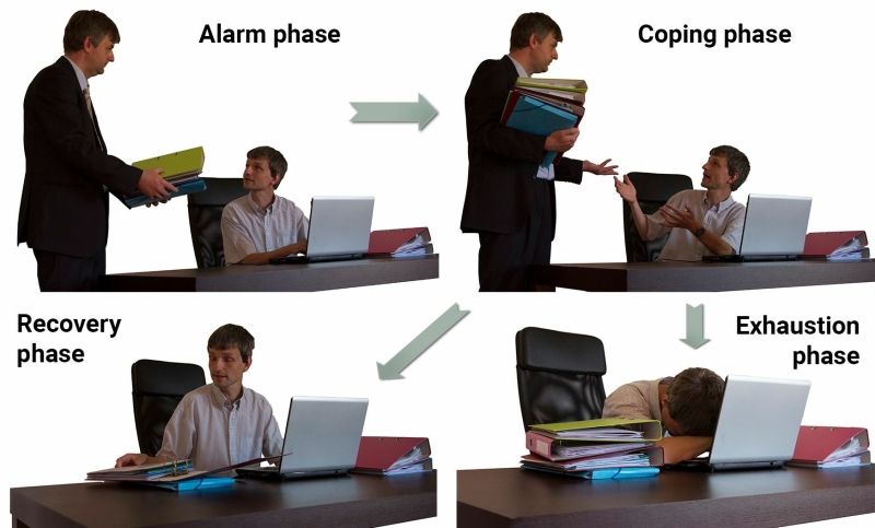 Psychological process of stress