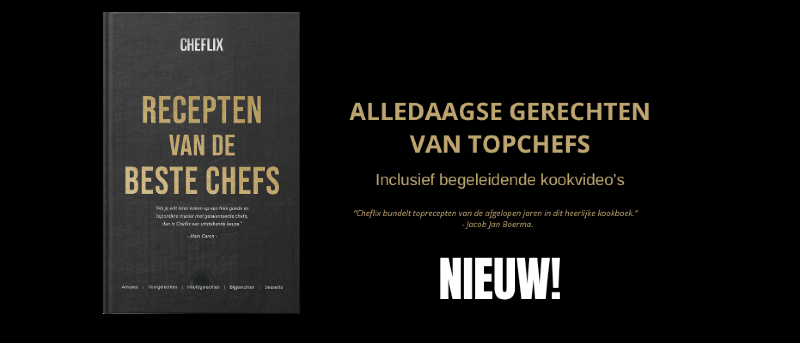 Cheflix kookboek - Recepten van de beste chefs