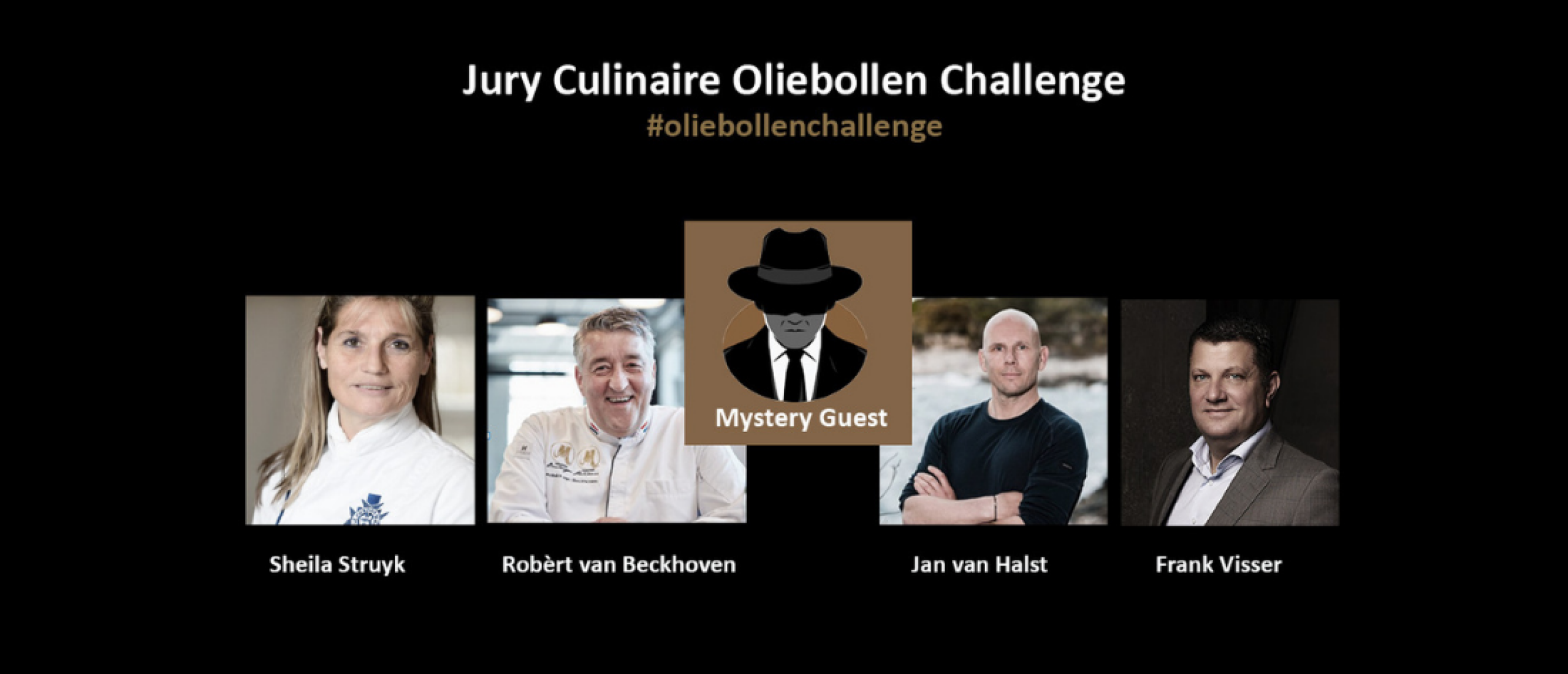 Meester Patissier Robèrt van Beckhoven en Culinair Columnist Sheila Struyk toegevoegd aan de jury van de unieke ‘Oliebollen Challenge’ voor Stichting Onky Donky.