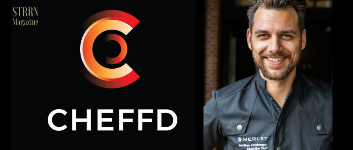 Topchef Jonathan Zandbergen start online culinair platform CHEFFD
