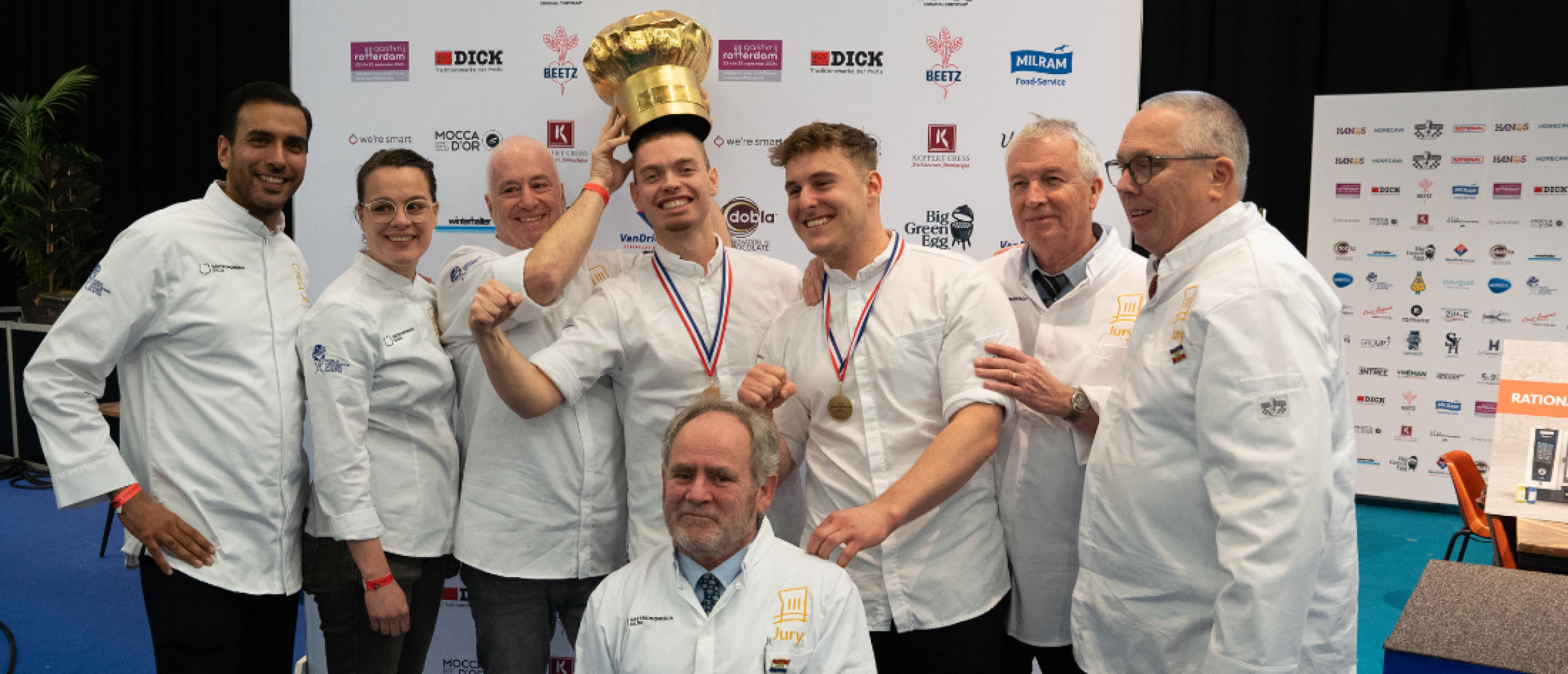 HANOS GOUDEN KOKSMUTS voor restaurant ’t Havenmantsje in Harlingen.