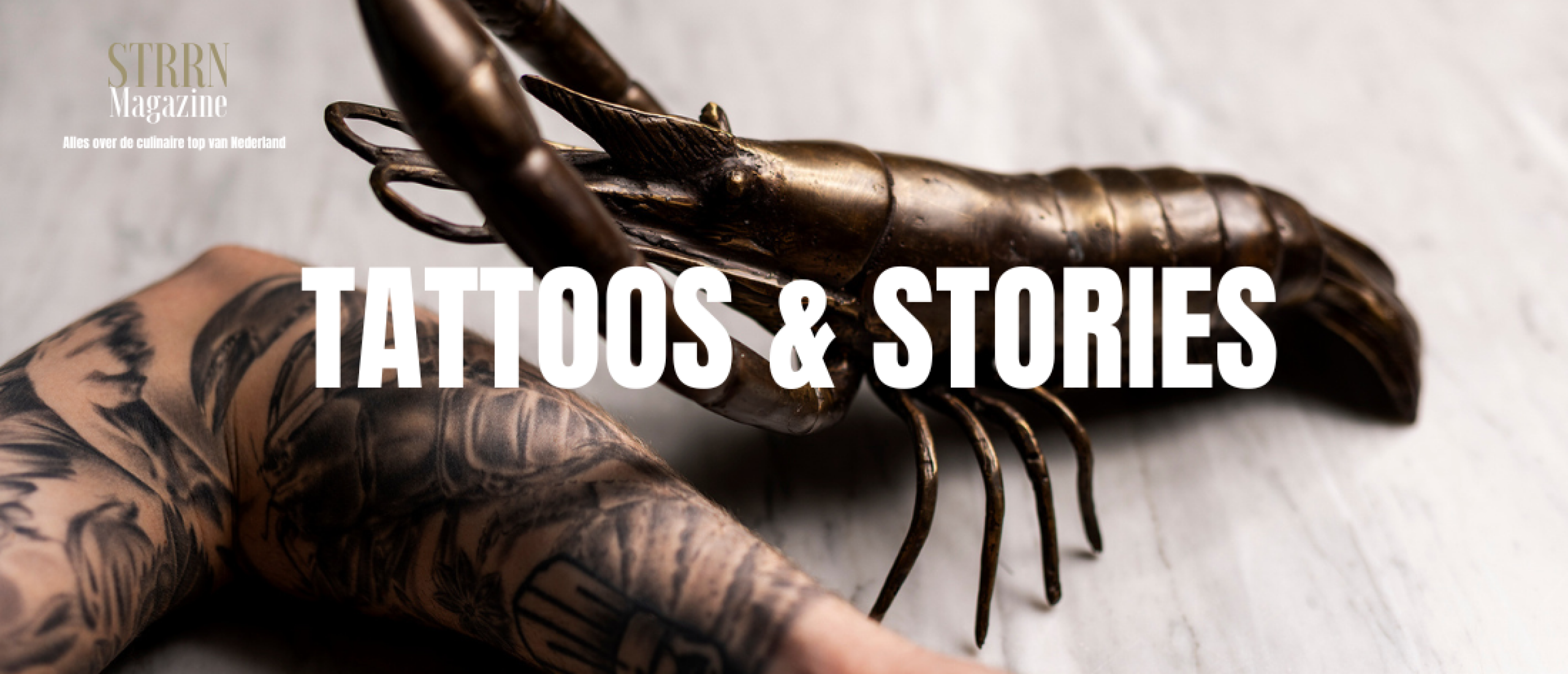 Tattoos & stories met Ollie Schuiling. Verhalen achter de tattoos van topchefs.
