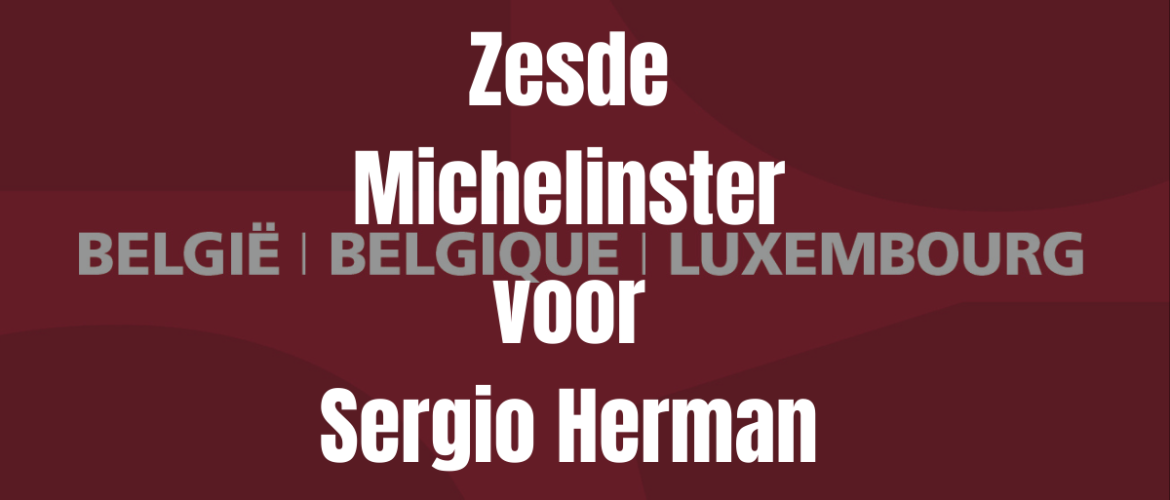 Zesde Michelinster voor Sergio Herman.