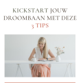 ebook kickstart jouw droombaan met deze 3 tips