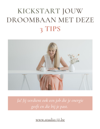 ebook kickstart jouw droombaan met deze 3 tips