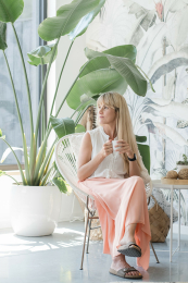 Defje drinkt koffie Studio jij - bootcamp