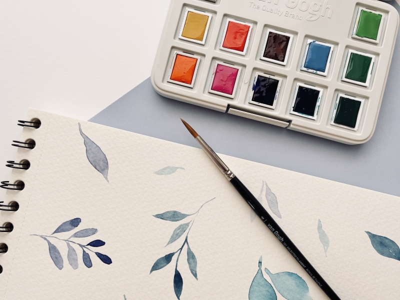 Van Gogh aquarelverf. voor beginners Mijn concrete aanraders voor beginners: Van Gogh aquarelverf.