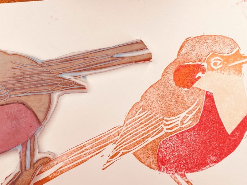 creatieve workshop stempels stempels snijden leren