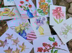 Bloemen en planten online aquarel cursus