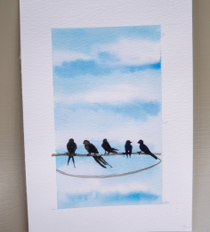 luchten schilderen aquarel