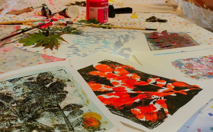 Creatieve workshop plantafdrukken zwolle Creatieve workshop plantafdrukken hattem zwolle