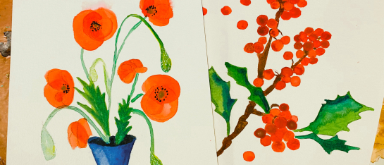 Bloemen schilderen met aquarel: eenvoudiger dan je denkt
