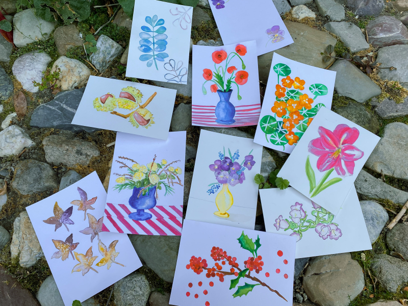 Waarom bloemen schilderen je helpt losser te werken met aquarel