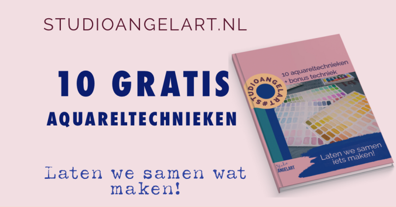 Aquareltechnieken voor beginners Ontvang de gratis gids met 10 aquareltechnieken