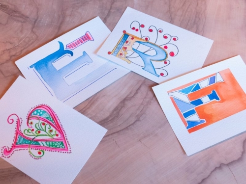 letters schilderen aquarel online aquarel workshop