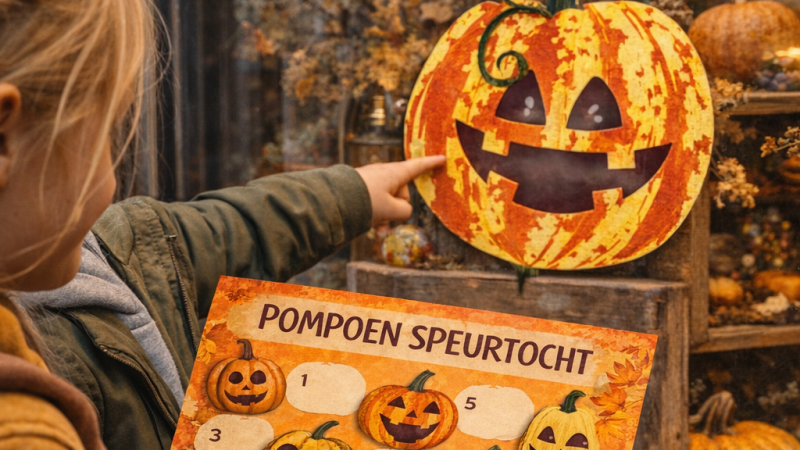 Creatieve herfstactiviteiten voor kinderen tijdens een evenement herfst speurtocht